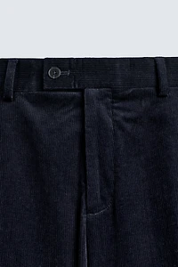 PANTALON DE COSTUME EN VELOURS CÔTELÉ