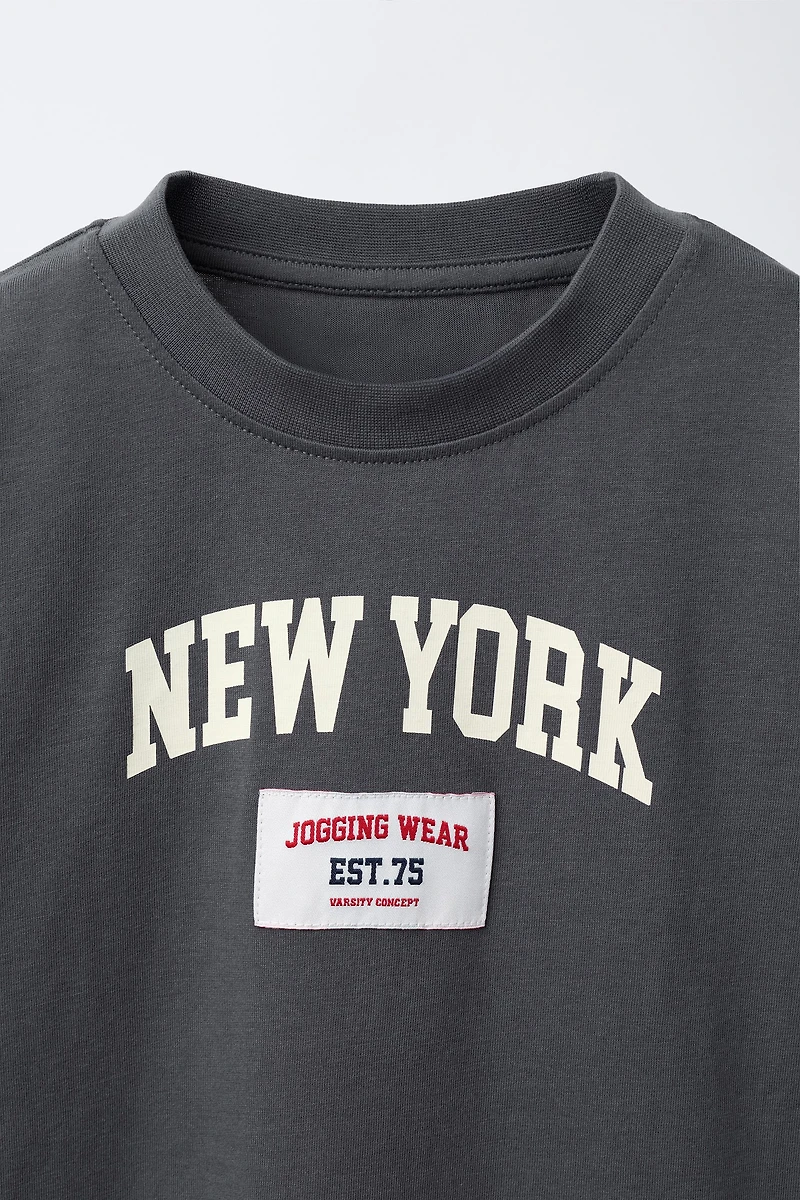 T-SHIRT JOGGING ÉTIQUETTE