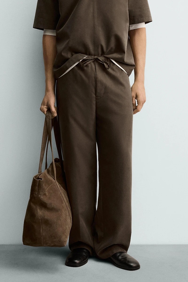 FLOWY WIDE FIT PANTS