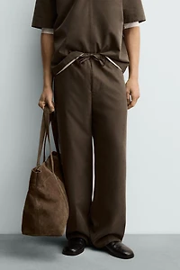 FLOWY WIDE FIT PANTS