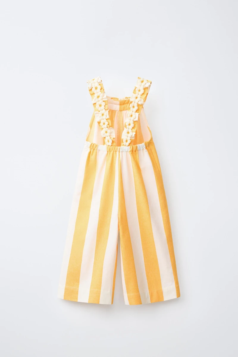 DAISY STRIPED JUMPSUIT