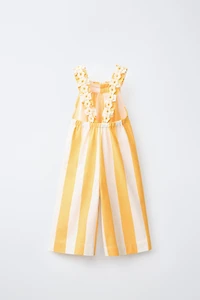 DAISY STRIPED JUMPSUIT