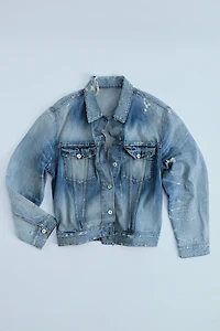 RIPPED TRF DENIM JACKET