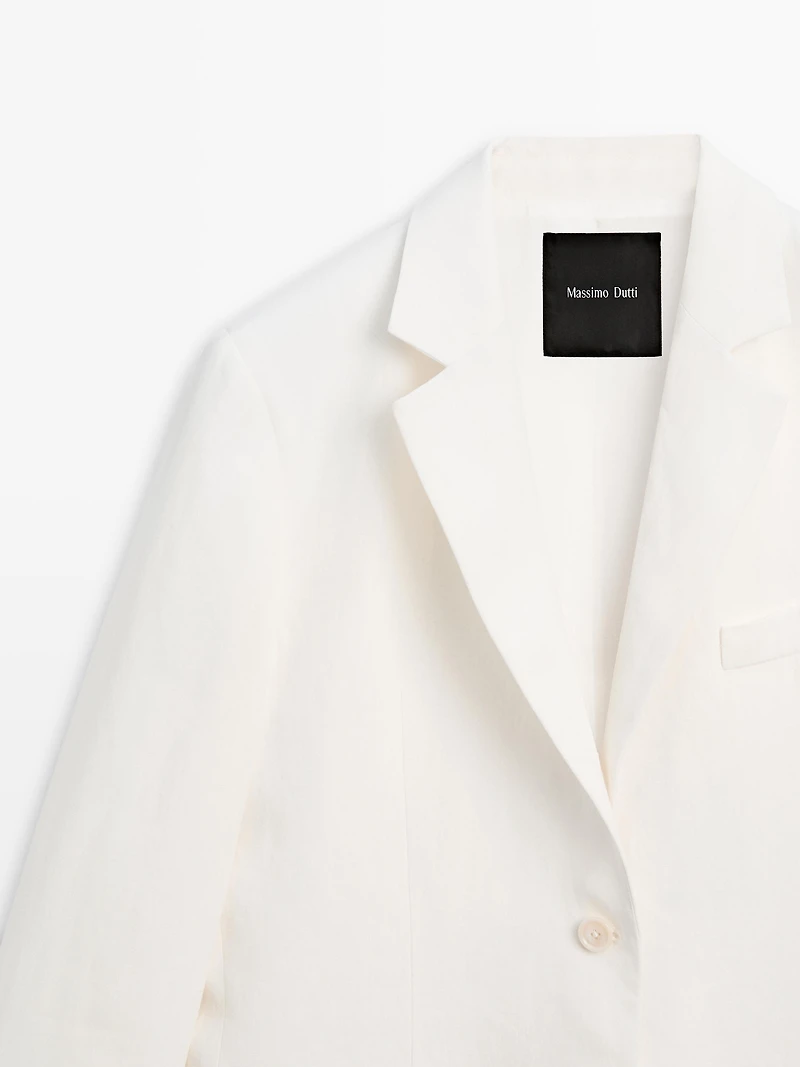 Veste de costume 100 % lin