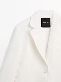 Veste de costume 100 % lin