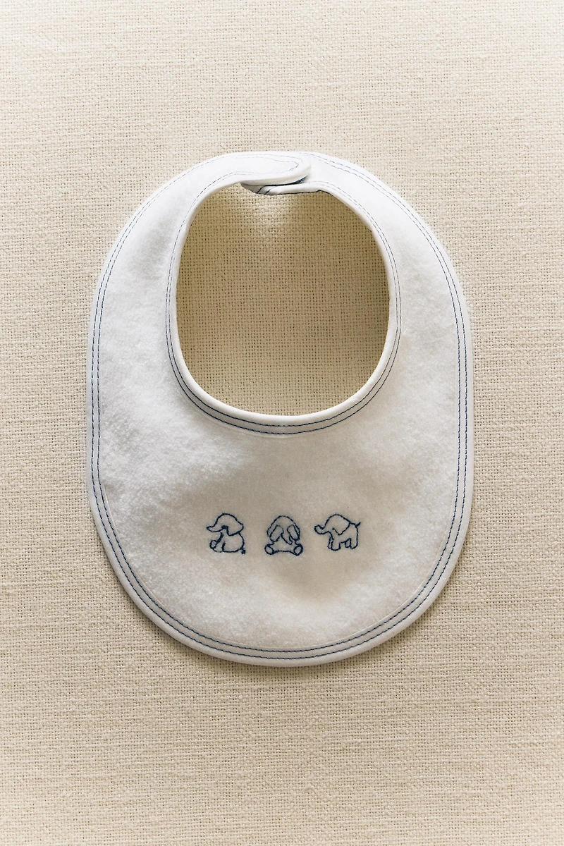 BAVOIR ENFANT ÉLÉPHANTS VELOURS