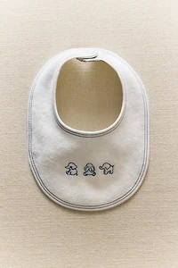 BAVOIR ENFANT ÉLÉPHANTS VELOURS