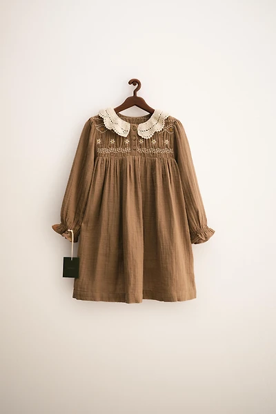 ZARA TIMELESS - ROBE COL CROCHET