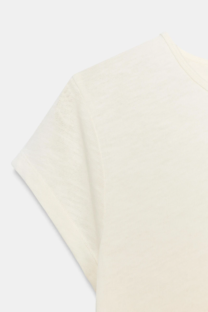 SHORT SLEEVE TEXTURED T-SHIRT