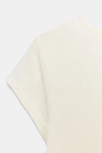 SHORT SLEEVE TEXTURED T-SHIRT
