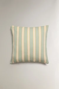 STRIPED THROW PILLOW COVER
