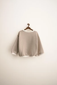 ZARA TIMELESS - FINE STRIPE SWEATSHIRT