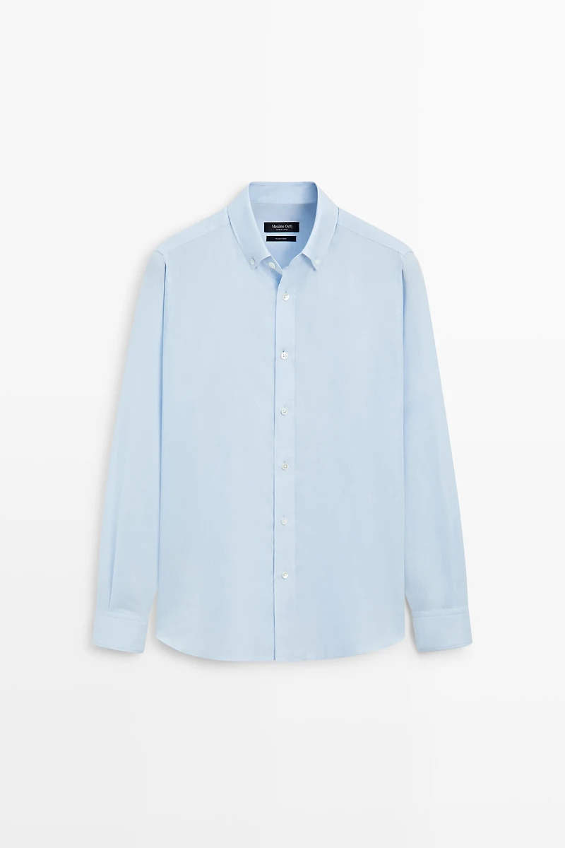 100% cotton twill regular fit shirt