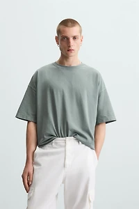 WASHED LIGHT WEIGHT BOXY FIT T-SHIRT