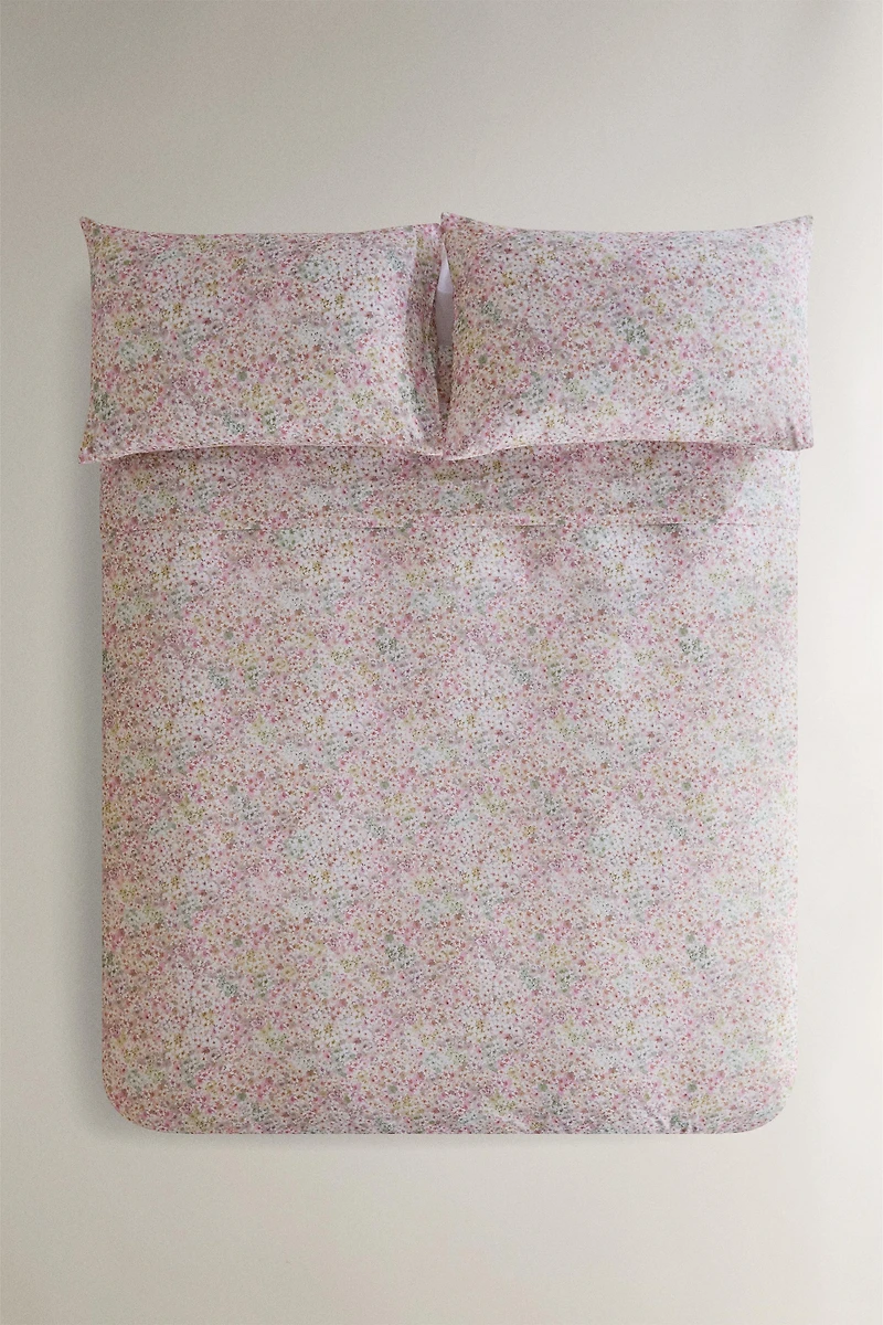 HOUSSE DE COUETTE IMPRIMÉ FLORAL