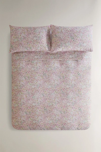 HOUSSE DE COUETTE IMPRIMÉ FLORAL