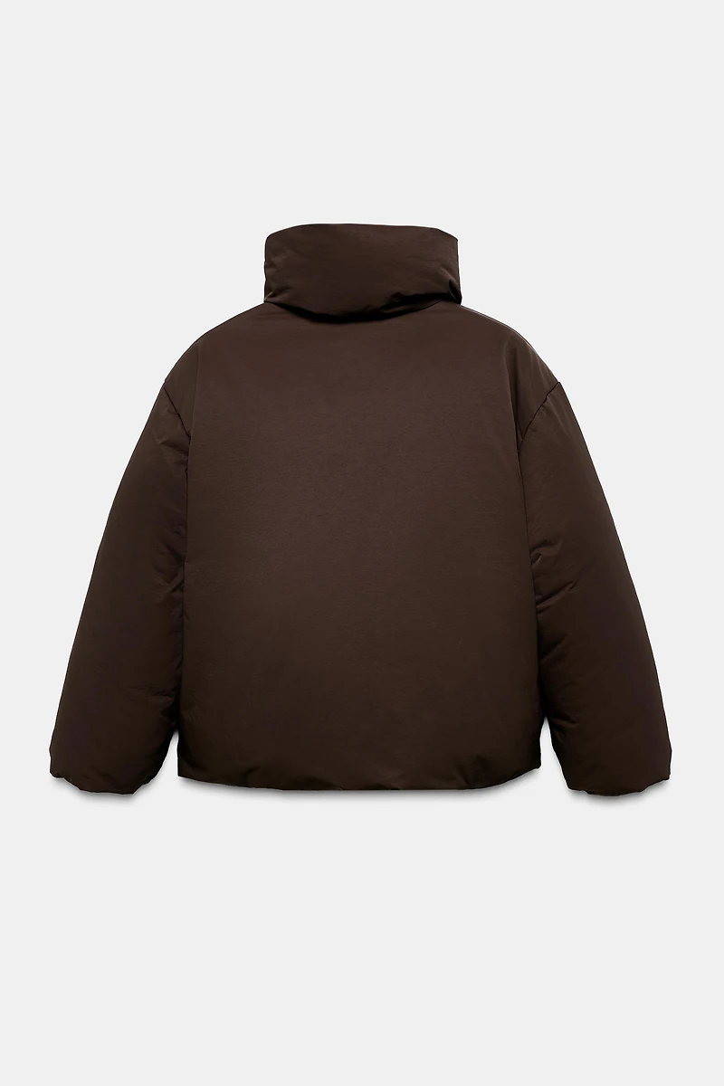 WATER AND WIND PROTECTION SHORT PUFFER ANORAK