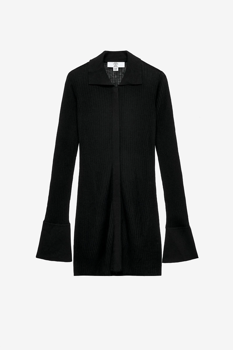WOOL SILK KNIT DRESS LUDOVIC DE SAINT SERNIN x ZARA
