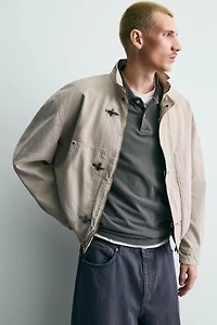CROPPED FIT FIREMAN CLASP JACKET