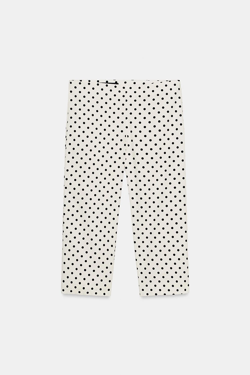 POLKA DOT CAPRI PANTS