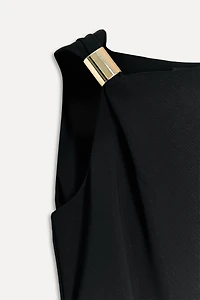 ASYMMETRIC FITTED DRESS 50TH ANNIVERSARY