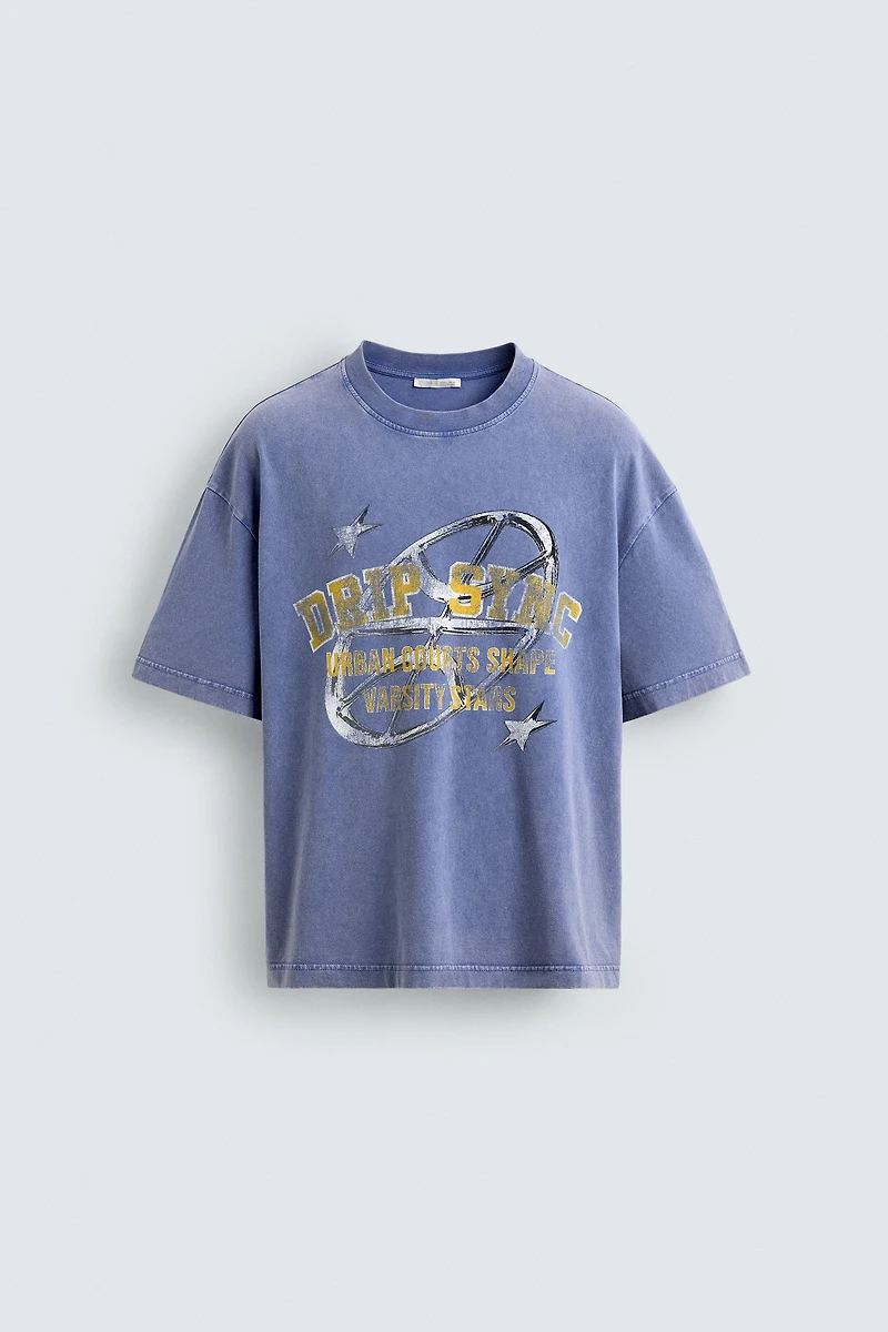 T-SHIRT À IMPRIMÉ GRAPHIQUE VARSITY