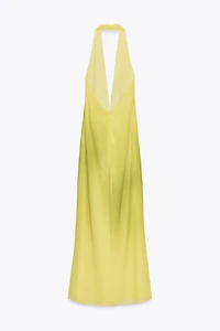 ROBE LONGUE NŒUD IMPRIMÉ