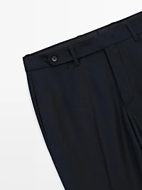 Pantalon flanelle 100 % laine