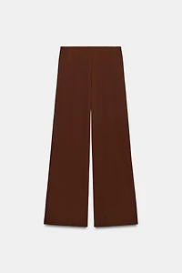 TEXTURED PALAZZO PANTS