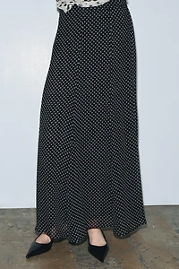 JUPE LONGUE À POIS ZW COLLECTION