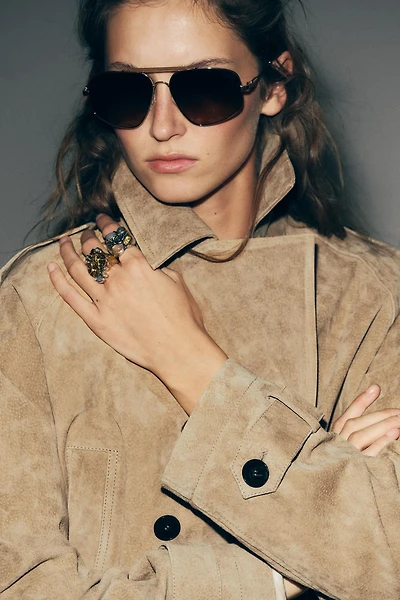 2-PACK OF STONE RINGS