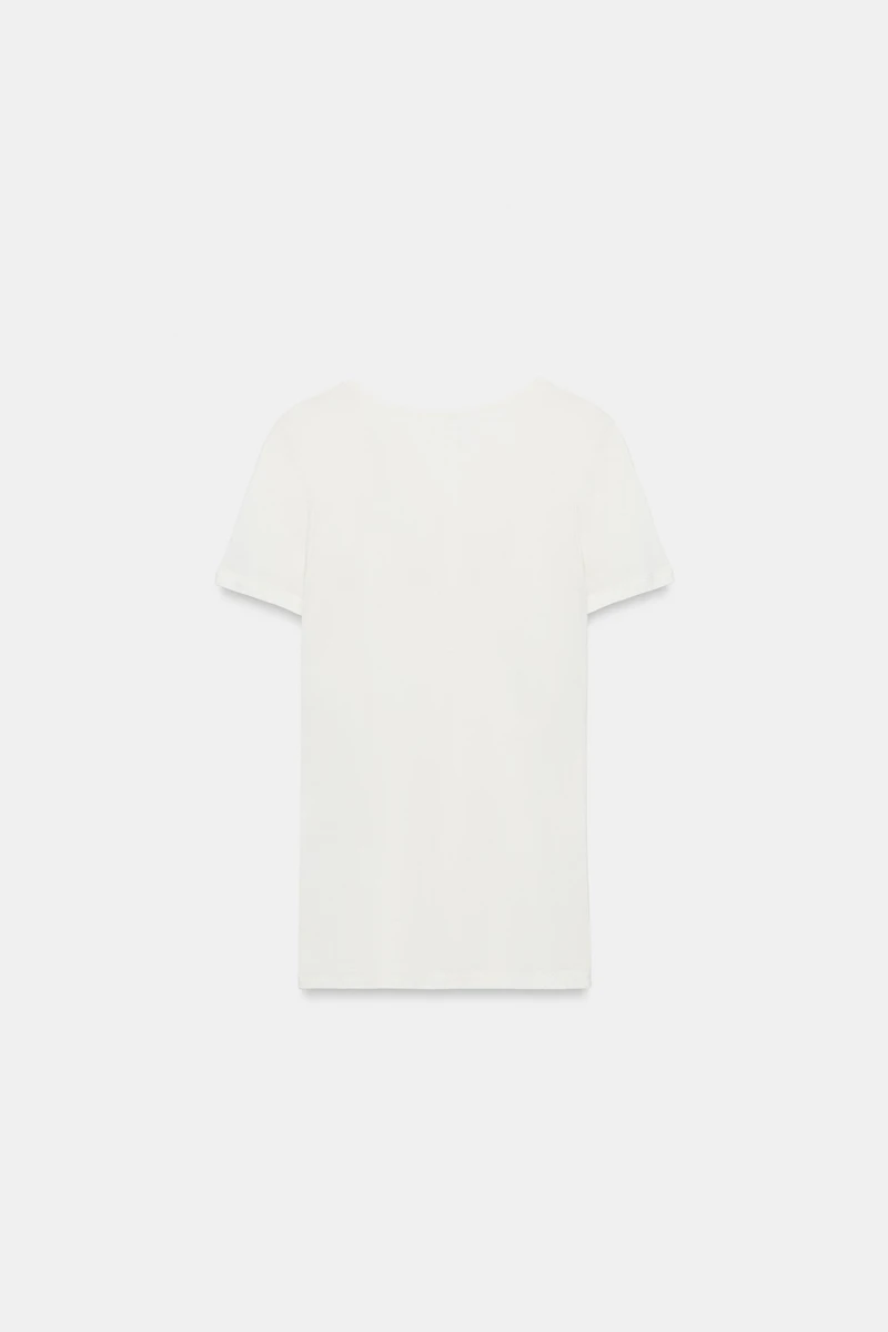 LYOCELL AND SILK T-SHIRT