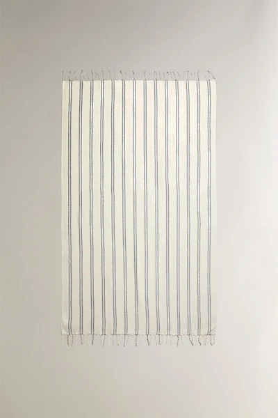 STRIPED PAREO BEACH TOWEL