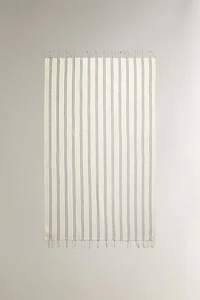 STRIPED PAREO BEACH TOWEL
