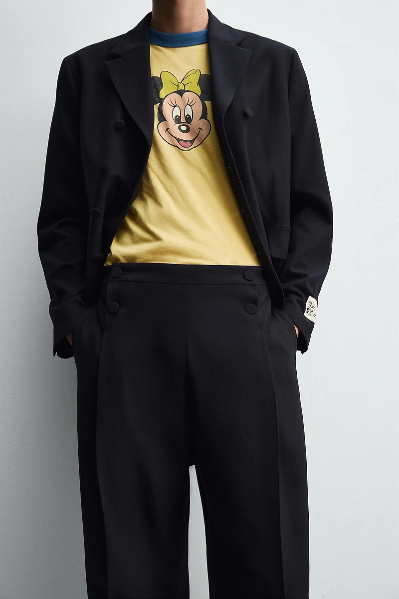 PLEATED SUIT TROUSERS HARRY LAMBERT FOR ZARA X DISNEY
