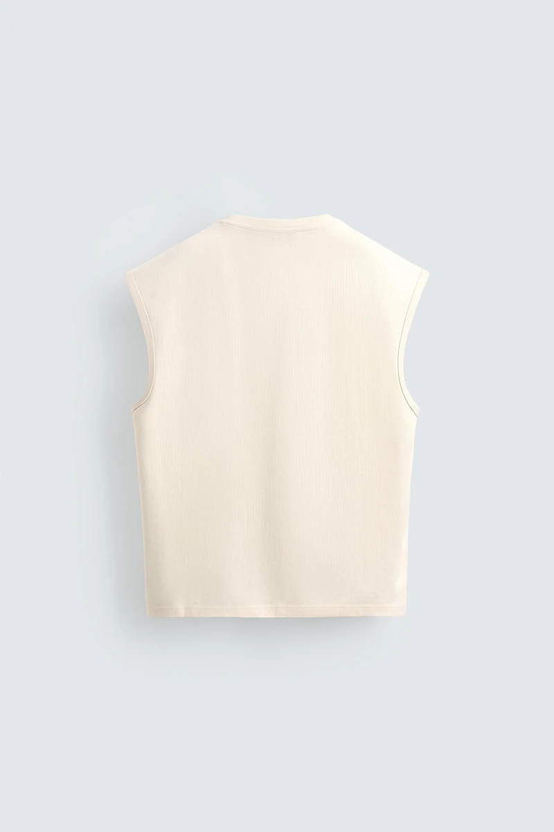 NEOPRENE EFFECT TANK TOP