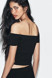 KNIT CORSET TOP