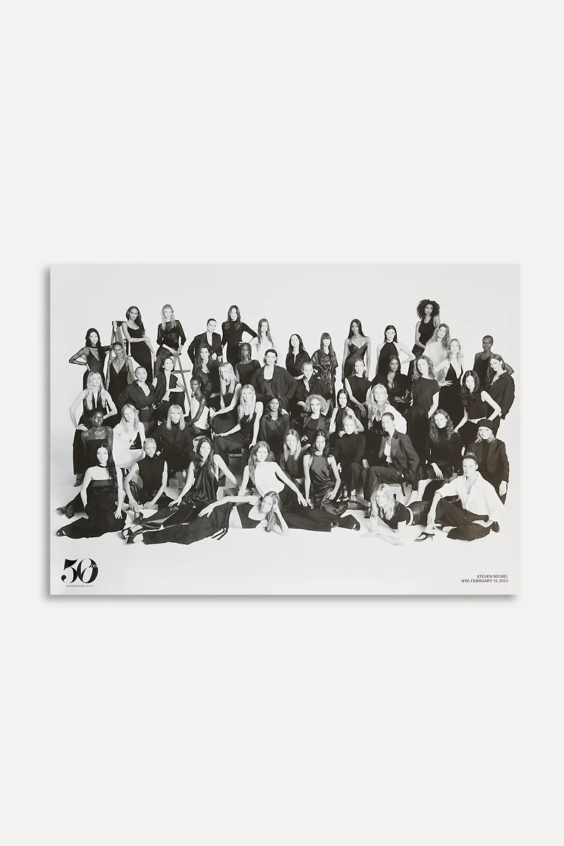 ZARA POSTER STEVEN MEISEL PHOTOGRAPH 50TH ANNIVERSARY