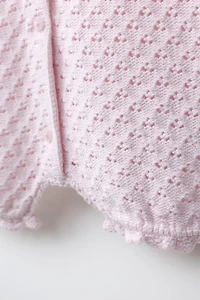 CROCHET COLLAR SHORT JUMPSUIT