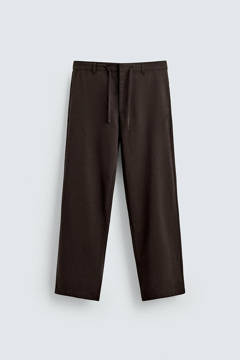 LYOCELL - COTTON PANTS