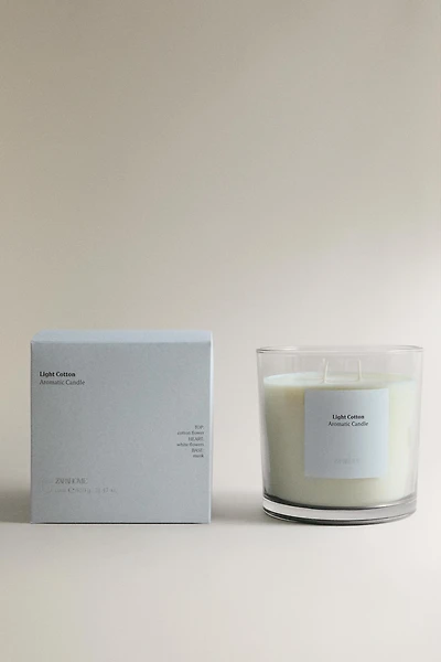 (620 G) BOUGIE PARFUMÉE LIGHT COTTON