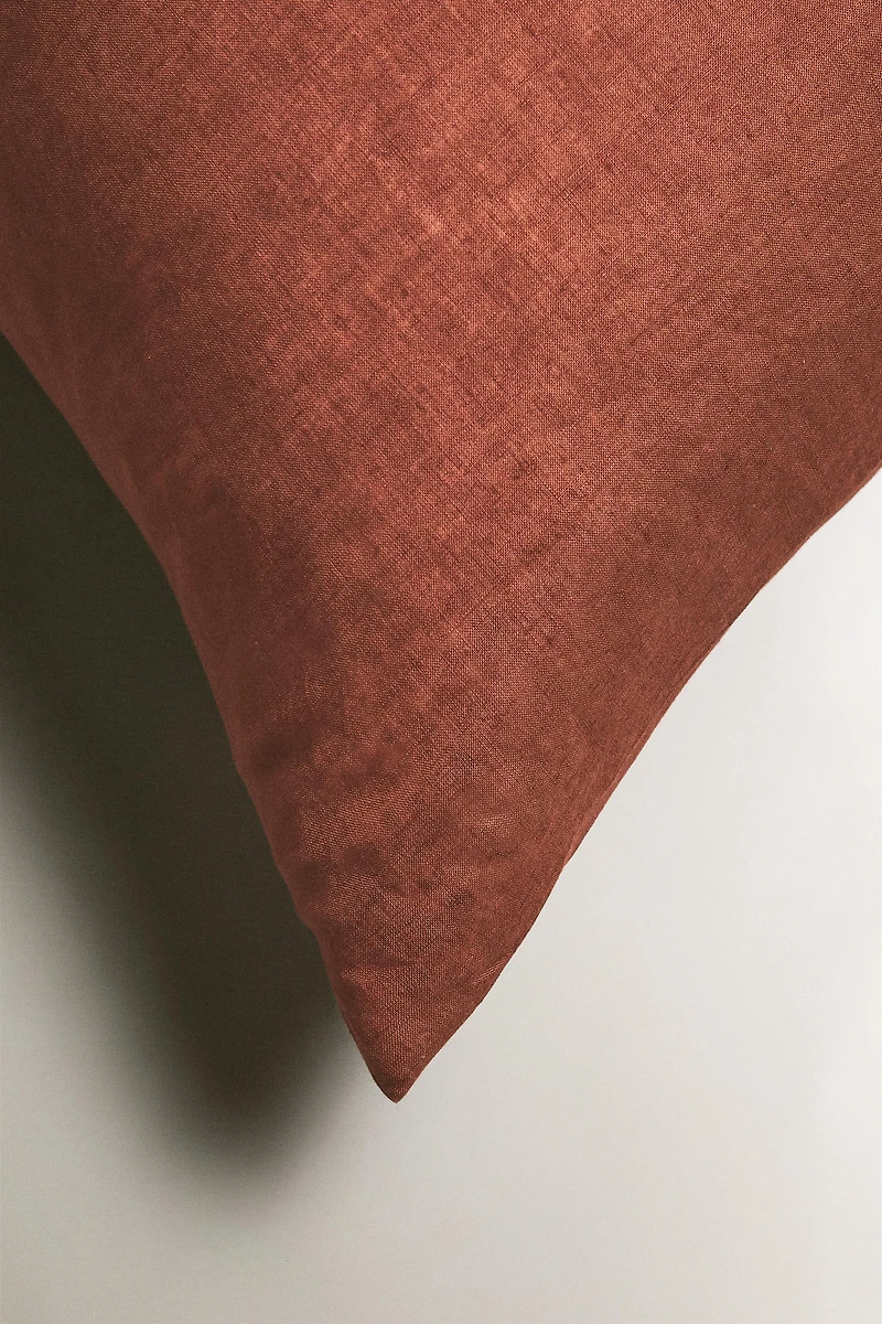 XXL LINEN THROW PILLOW COVER