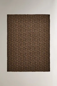 FLORAL WOOL BLANKET
