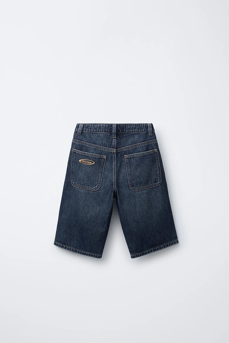 BERMUDA EN DENIM COUPE WIDE