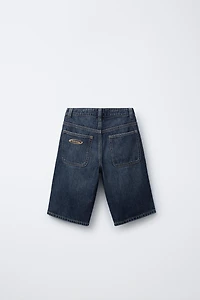 BERMUDA EN DENIM COUPE WIDE