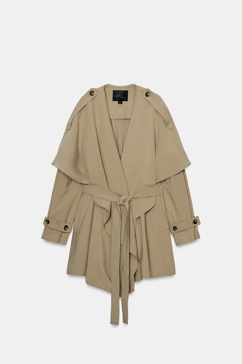 TRENCH COURT FLUIDE ZW COLLECTION