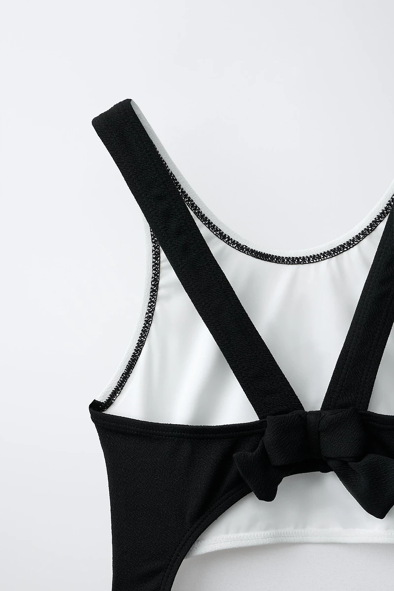6-14 YEARS/ CUT OUT SWIMSUIT