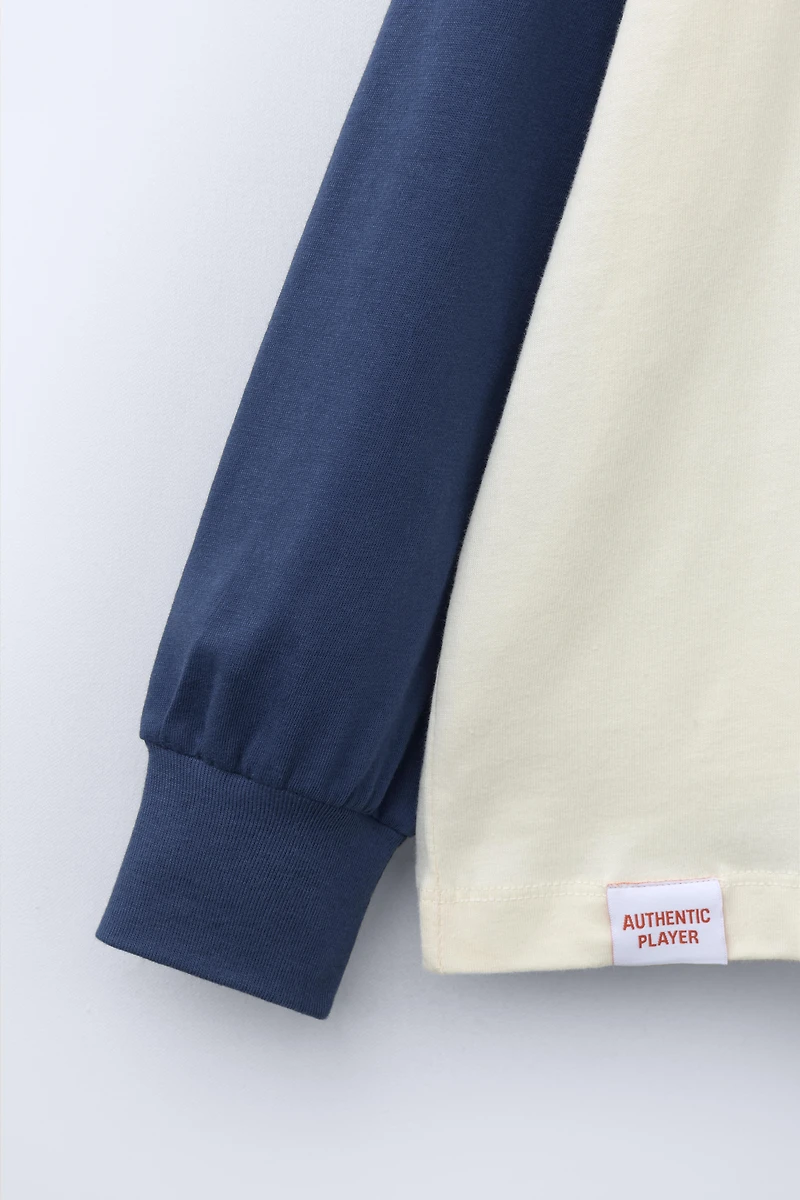 COLOR BLOCK GRAPHIC T-SHIRT