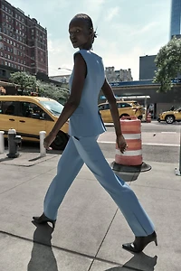 FLARE PANTS WITH SIDE VENTS
