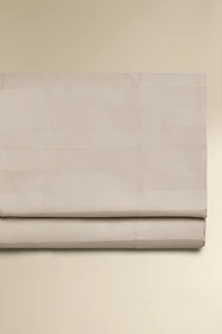 STRIPED SATEEN FLAT SHEET 500-THREAD-COUNT